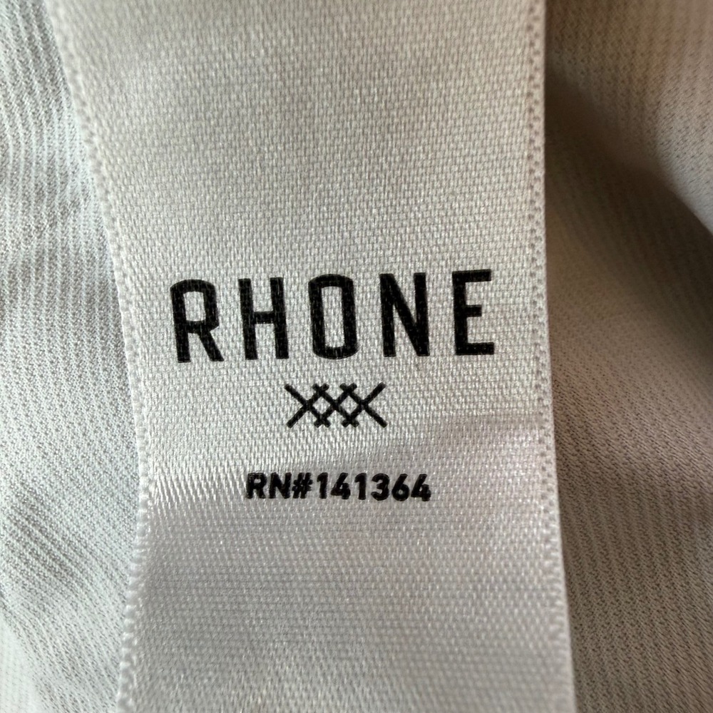 Rhone Mens Commuter Shirt Slim Fit Grey Long Sleeve Button Down 100417 Size M - Picture 6 of 10